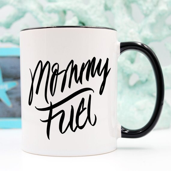 Stylischer „Mommy Fuel“ Mama-Treibstoffbecher – Perfekt als Geschenk